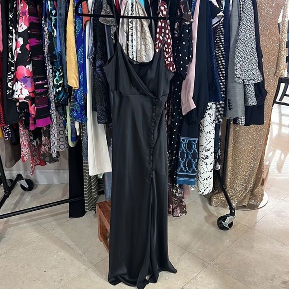 Zara Dresses & Skirts - Zara Midi Camisole Dress Vintage Backless Thin Straps Female Dresses